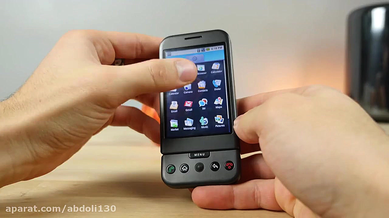 تست اولین تلفن اندرویدی در برا...