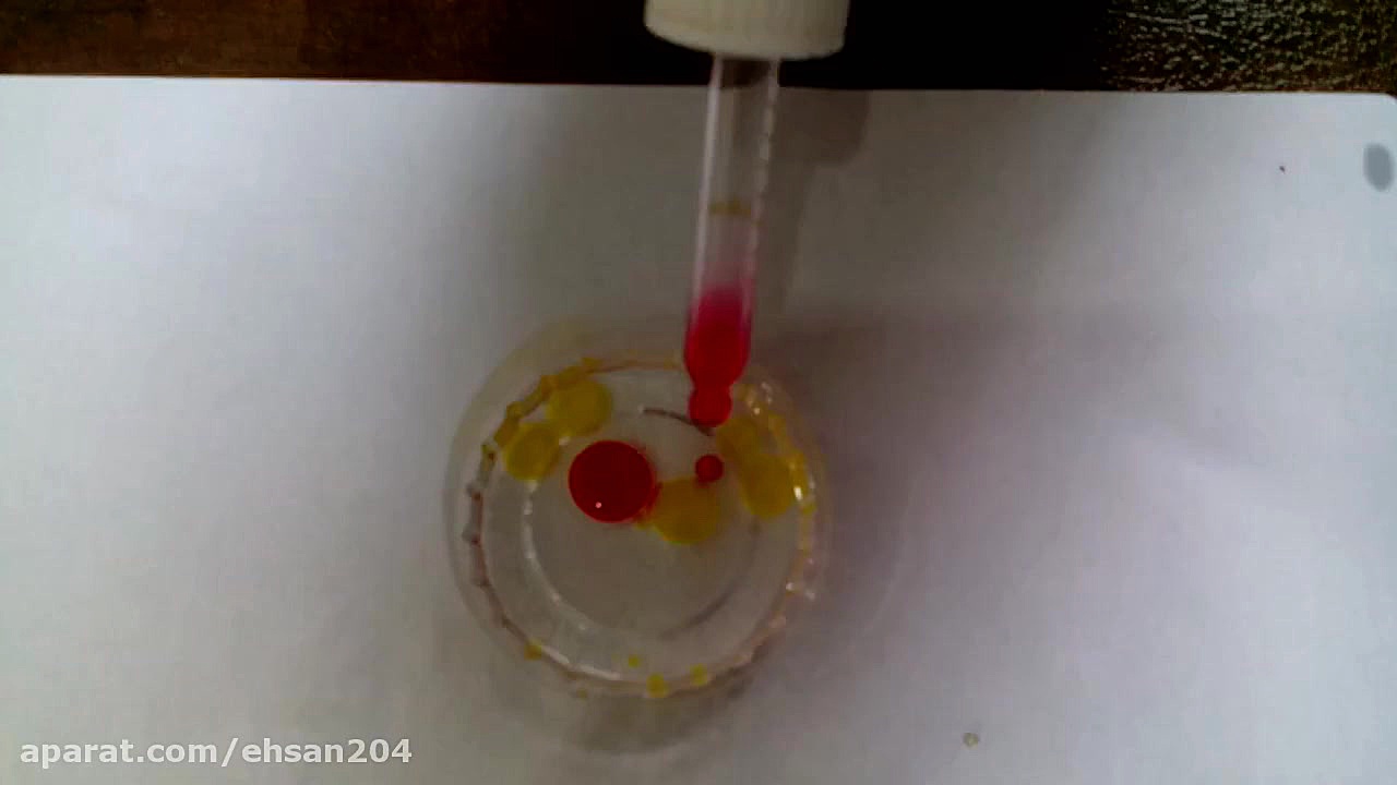 ربایش بین ملکولهای آب دوست