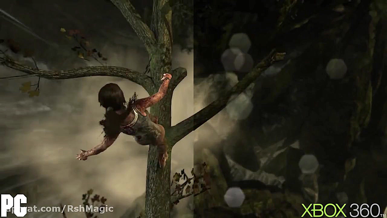 تام رایدر 2013 نسخه pc vs xbox...