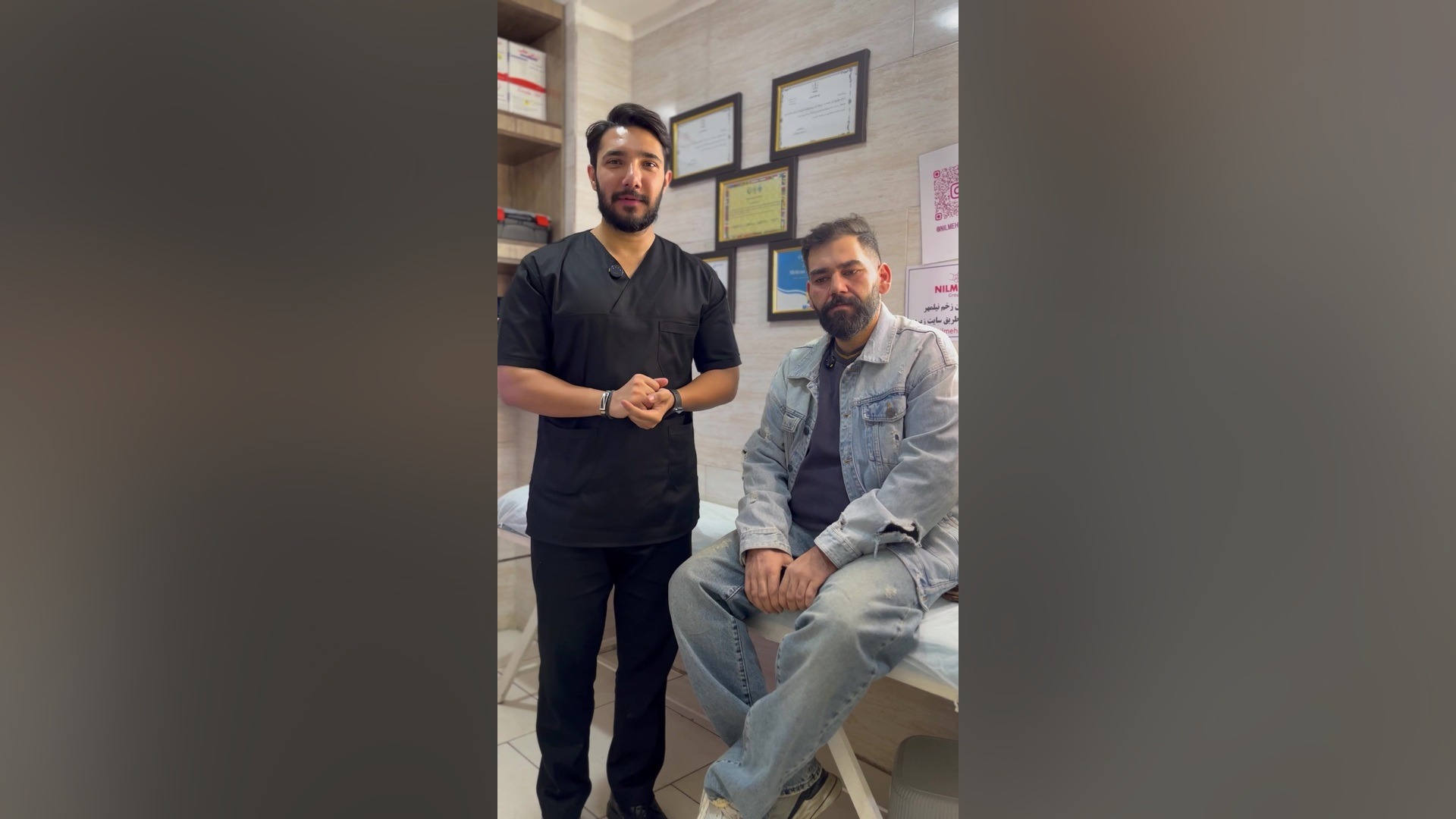 رضایت بیمار شماره ۱۷ — کلینیک زخم نیلمهر شعبه اندیشه