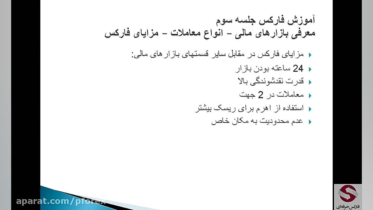 بازارهای مالی و انواع معاملات...