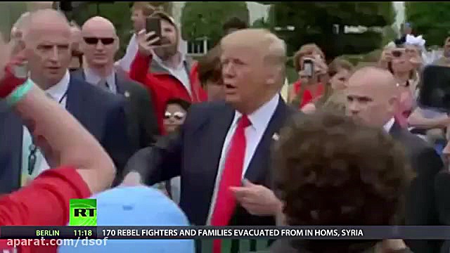 فیلم کامل گاف ترامپ در کاخ سفی...