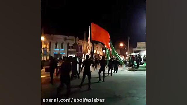 مراسم دسته روی هیات زنجیر زنی...