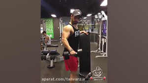 حرکت نشر از جانب دمبل تک دست