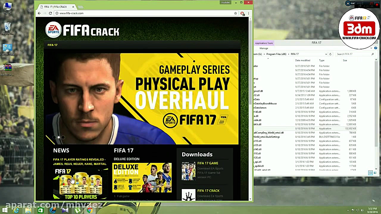 FIFA 17 Crack 3DM APRIL 2017 D...