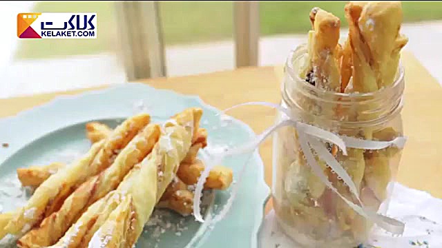 طرز تهیه شیرینی پفکی با مارمال...