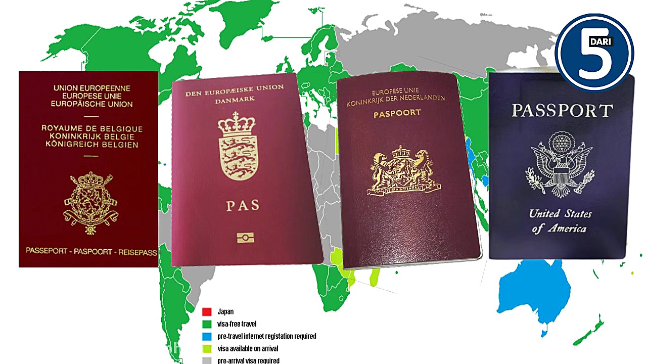 قدرتمند ترین پاسپورت های جهان...