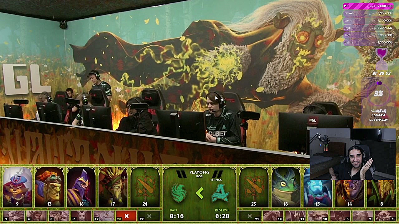 aurora VS falcons  (semi final) (game1) زمان2958ثانیه