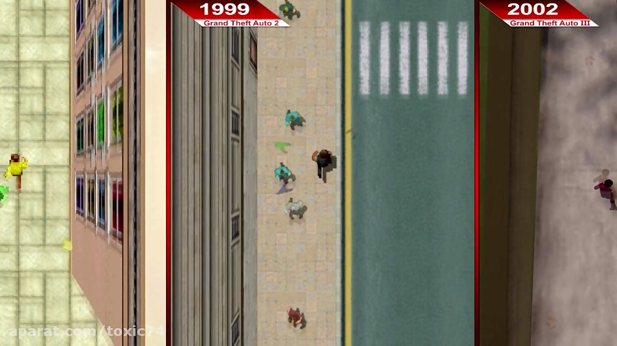 پیشرفت بازی G*A از 1997 تا 2015