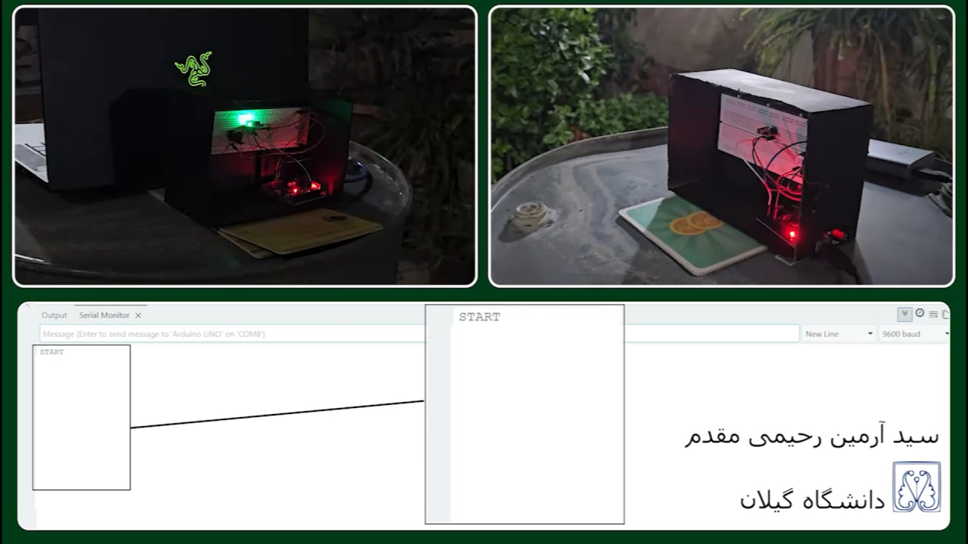مینی پروژه انتقال اطلاعات از طریق نور (LiFi)