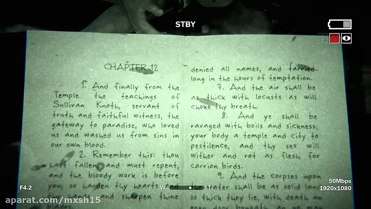 راهنمای بازی OUTLAST 2  قسمت چ...