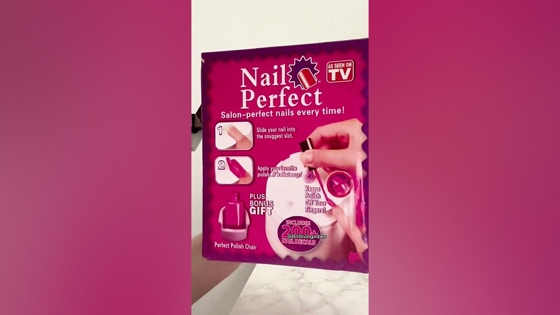 دستگاه طراحی ناخن مدل The Nail Perfect Kit زمان18ثانیه