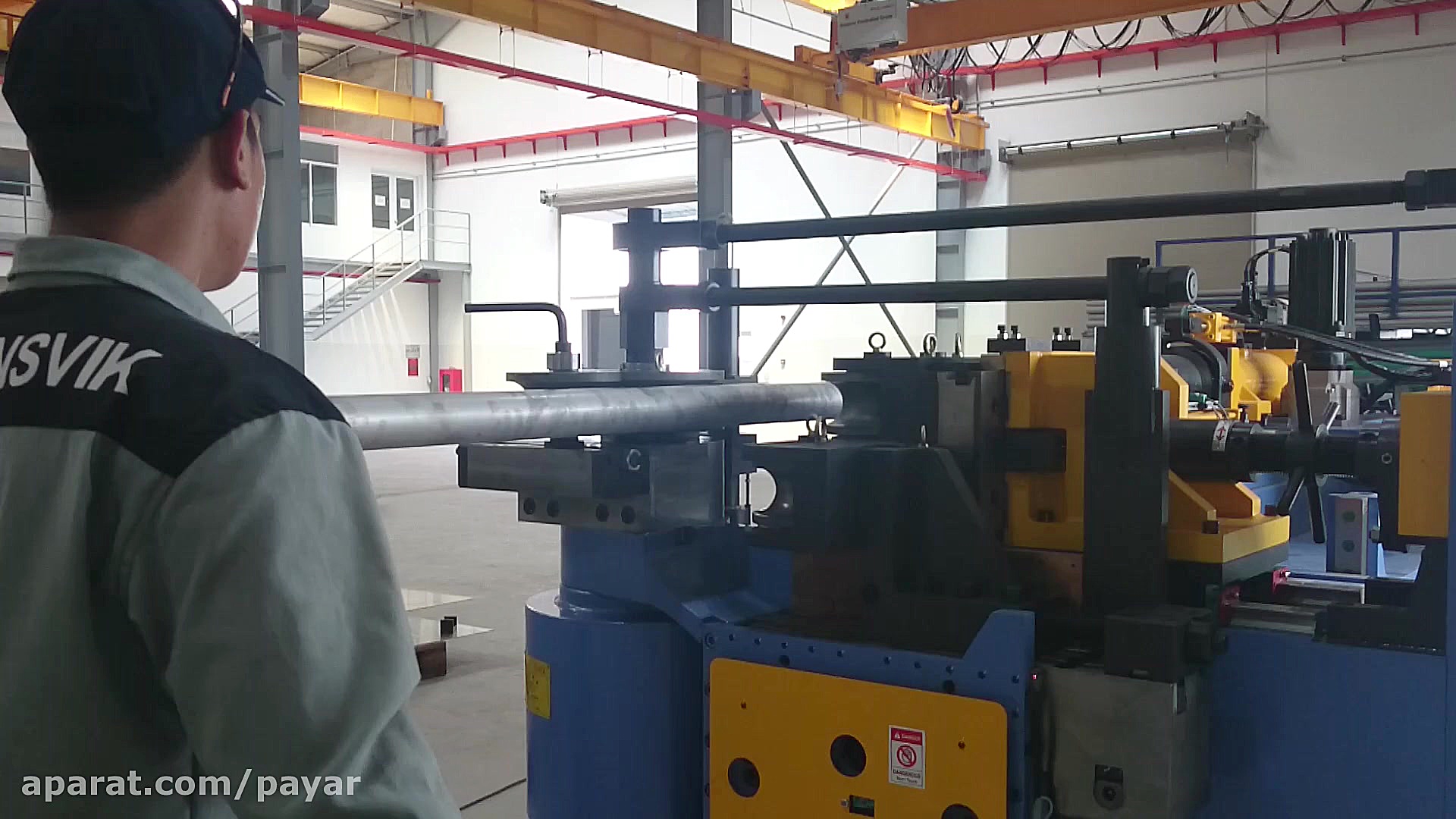 نورد و خم لوله با دستگاه CNC س...