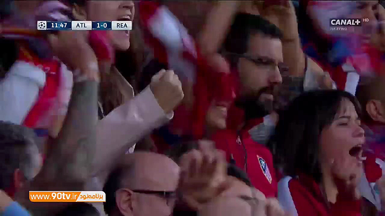 گل اول اتلتیکومادرید به رئال م...