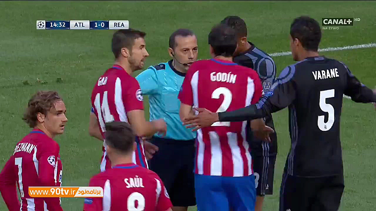 گل دوم اتلتیکومادرید به رئال م...