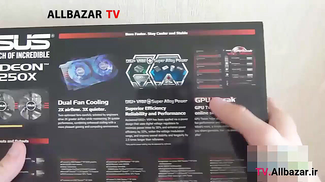 آنباکسینگ کارت گرافیک Asus Rad...