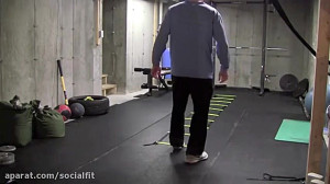 حرکت نردبان چابکی