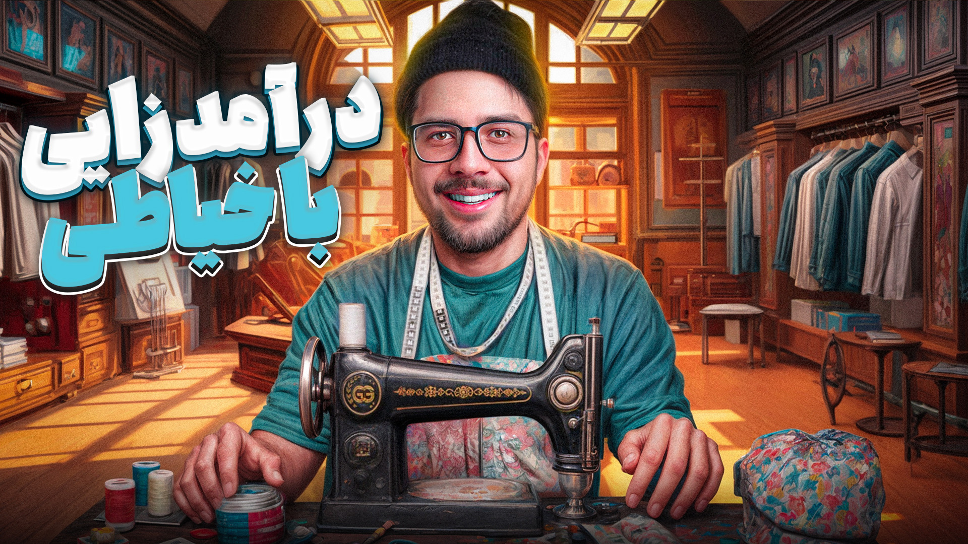 چطور با خیاطی در منزل بدون سرم...