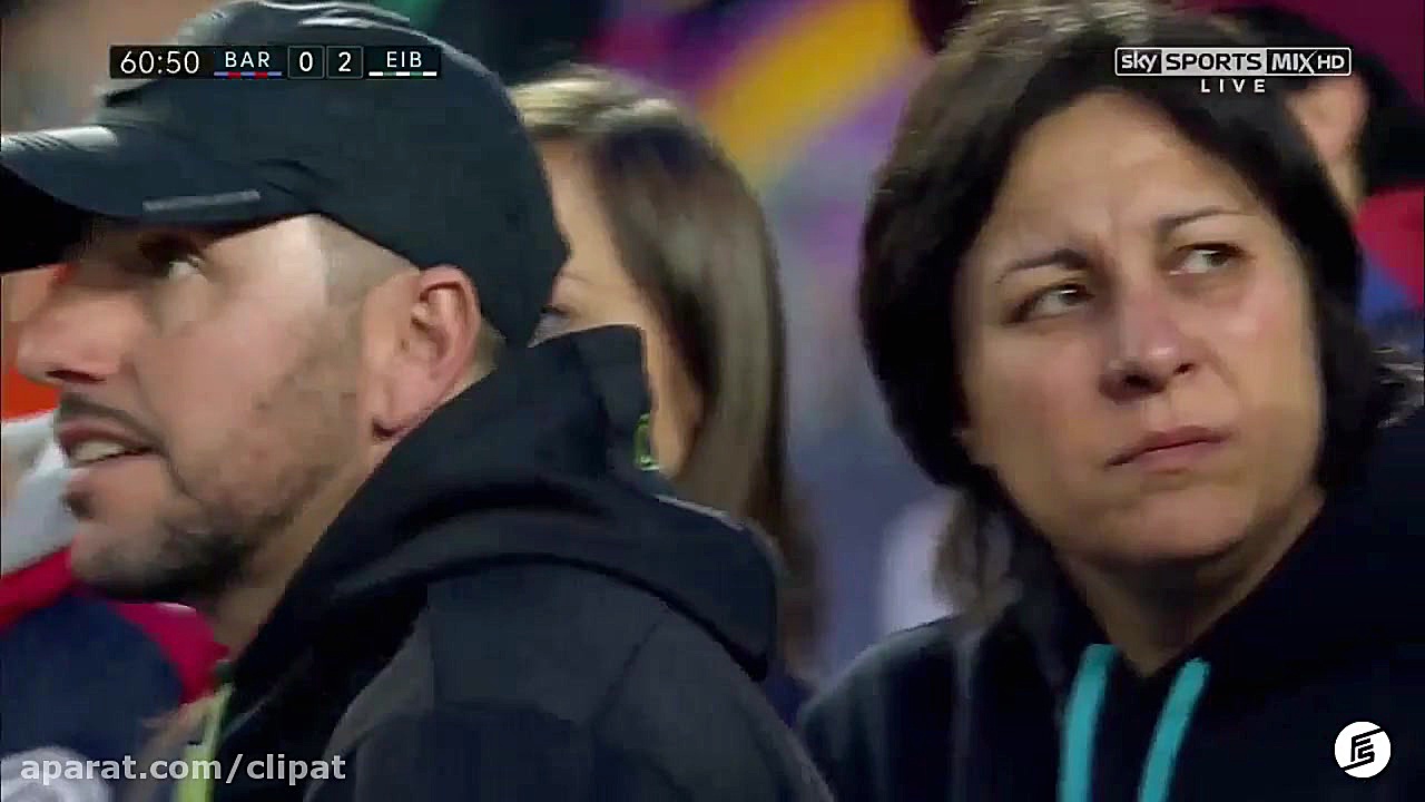خلاصه بازی بارسلونا 4  2 ایبار...