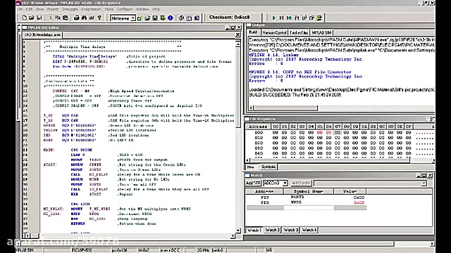 Pic Asm PIC asm Multiple (nested loop) Time Delays