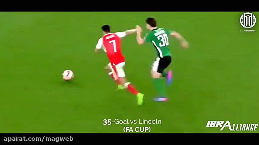 30 گل الکسیس سانچز در فصل 2016...