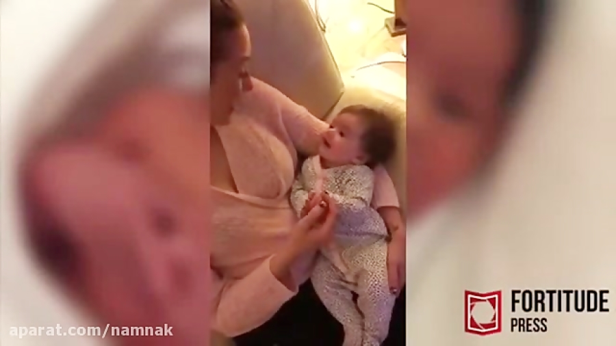 حرف زدن نوزاد با مادرش!!