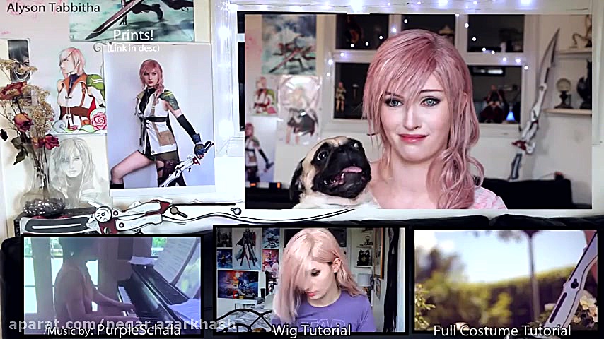 Lightning Final Fantasy Makeup...