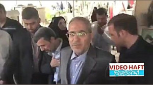 ویدئوی اعتراض به احمدی نژاد در...