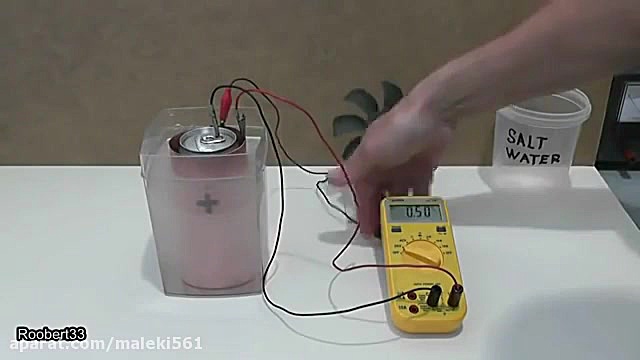 تولید برق با اب و نمک