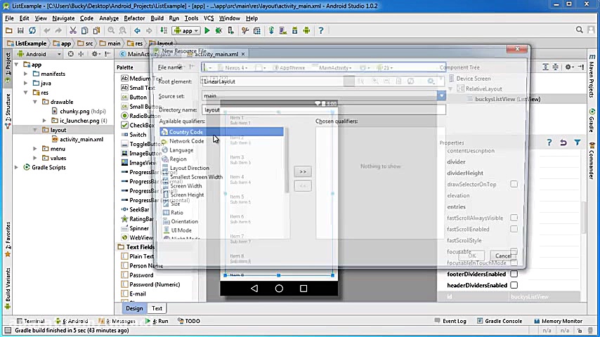 Android App Development for Beginners - 47 - Custom ListView Row