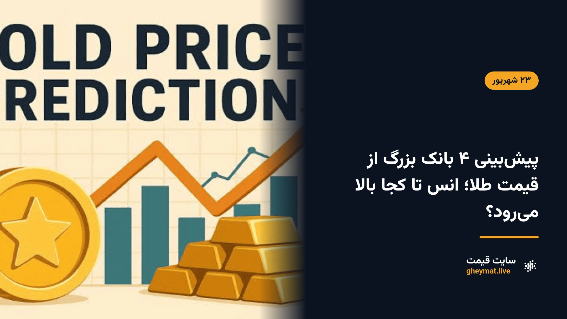 پیش‌بینی ۴ بانک بزرگ از قیمت طلا؛ انس تا کجا بالا می‌رود؟