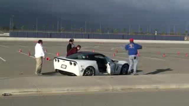 تصادف شورولت کوروت