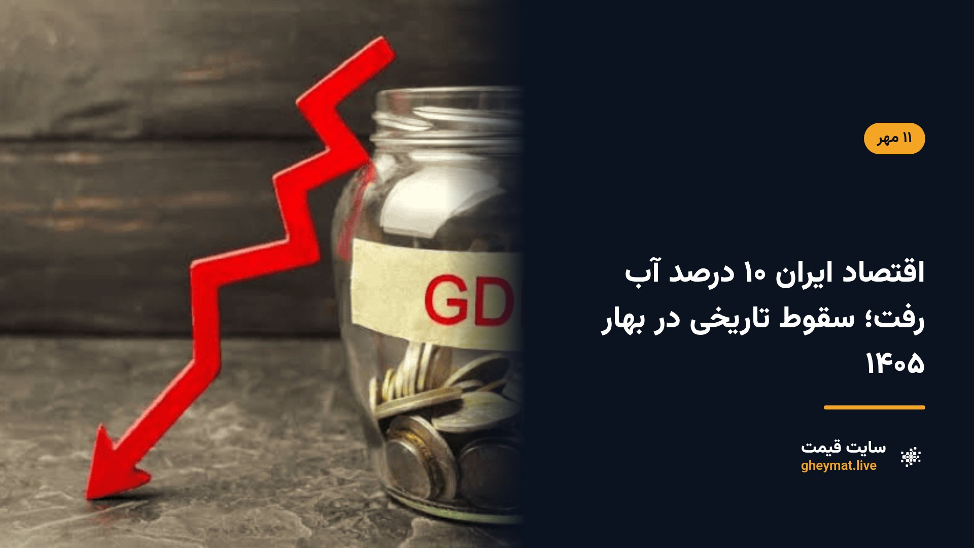 اقتصاد ایران ۱۰ درصد آب رفت؛ سقوط تاریخی در بهار ۱۴۰۵