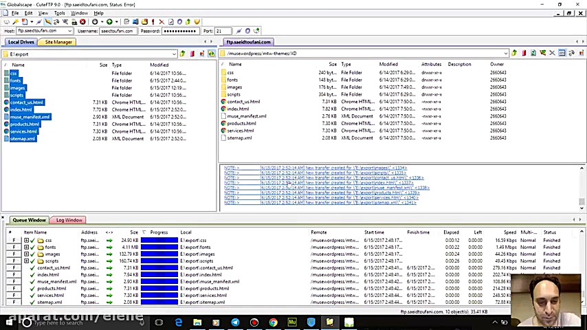 62 تنظیم قالب MUSE به WORDPRES...