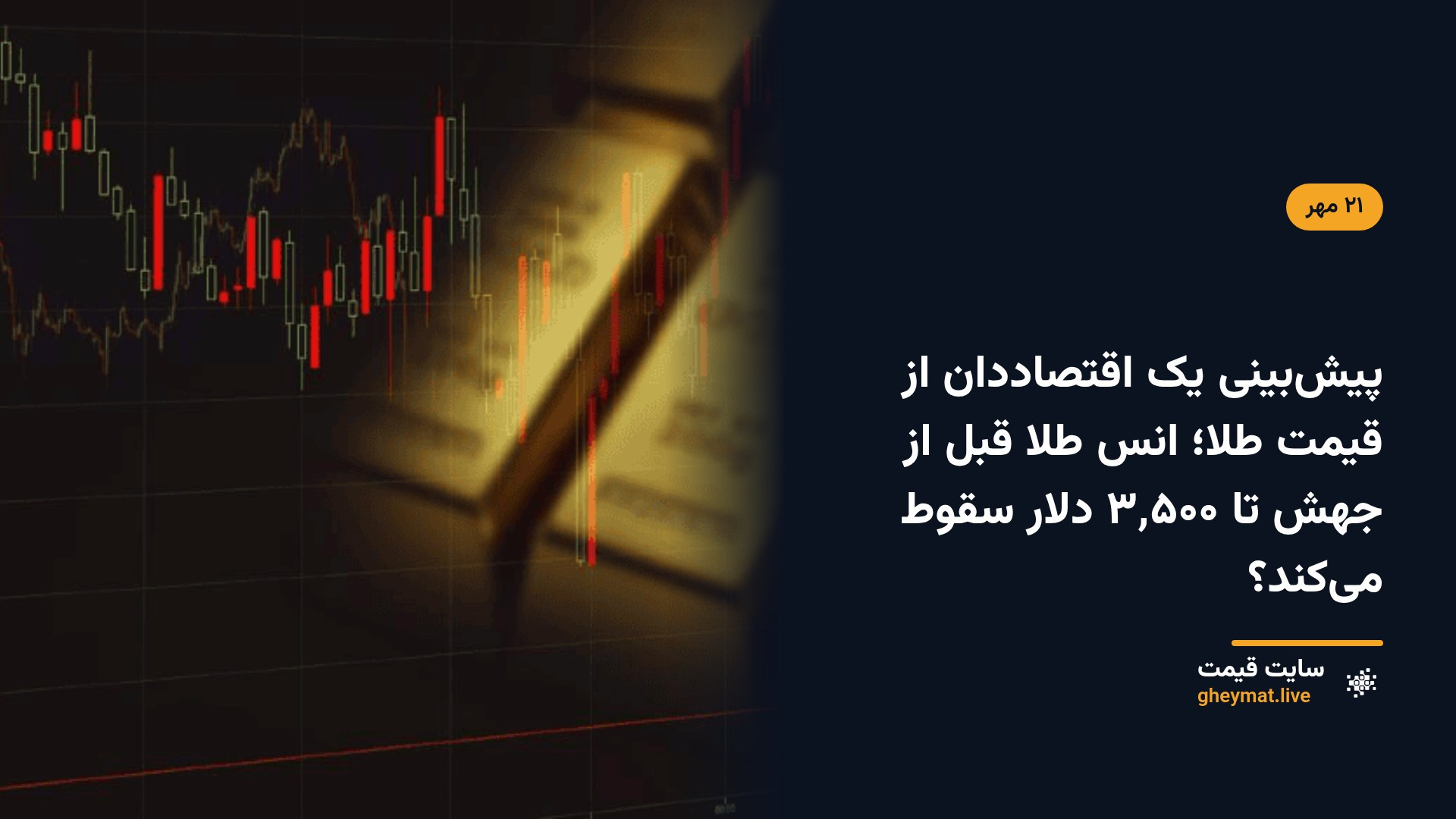 پیش‌بینی یک اقتصاددان از قیمت طلا؛ انس طلا قبل از جهش تا ۳٬۵۰۰ دلار سقوط می‌کند؟