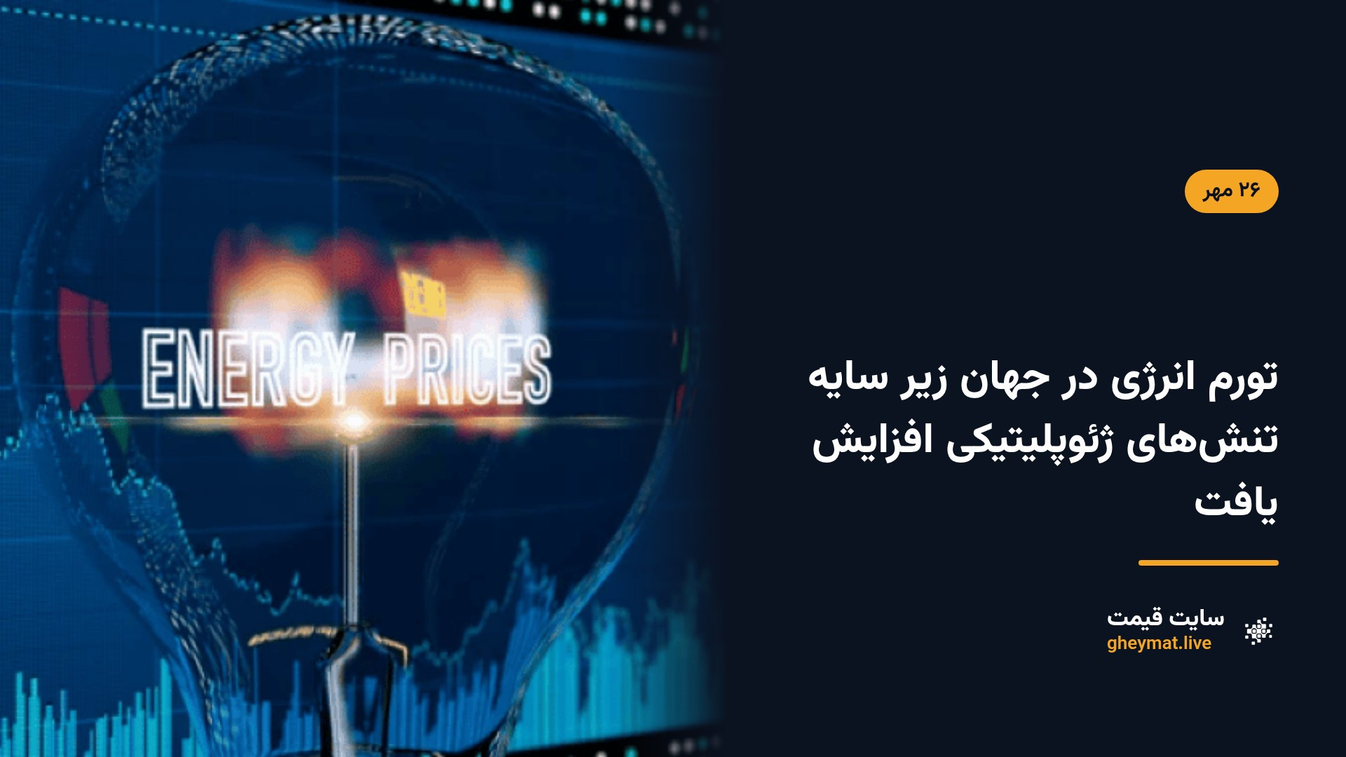 تورم انرژی در جهان زیر سایه تنش‌های ژئوپلیتیکی افزایش یافت