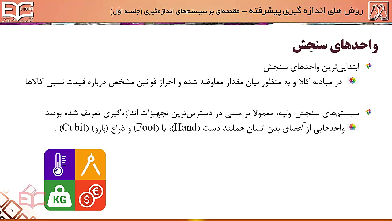 سیستم های اندازه گیری جلسه 1/13