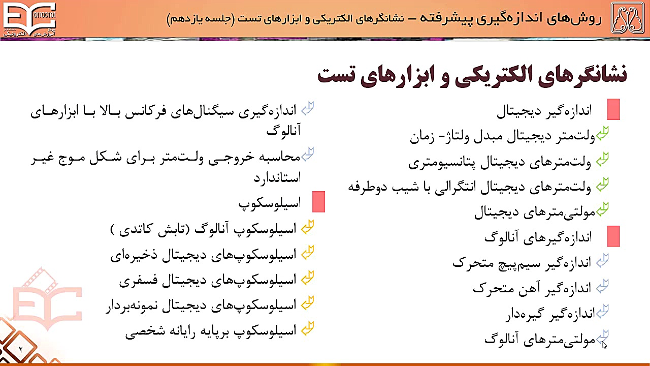 سیستم های اندازه گیری جلسه 11/13