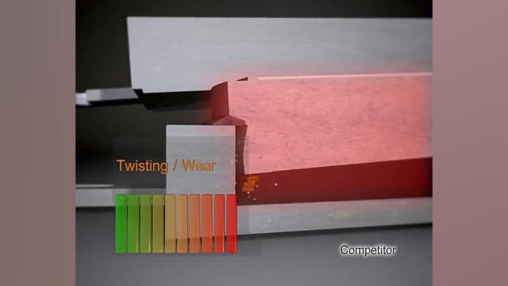 سایش بدنه POT Bearing توسط حلق...