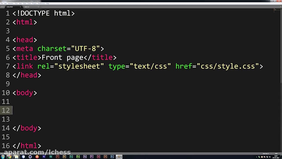 5: How to create CSS - Learn HTML front-end programming