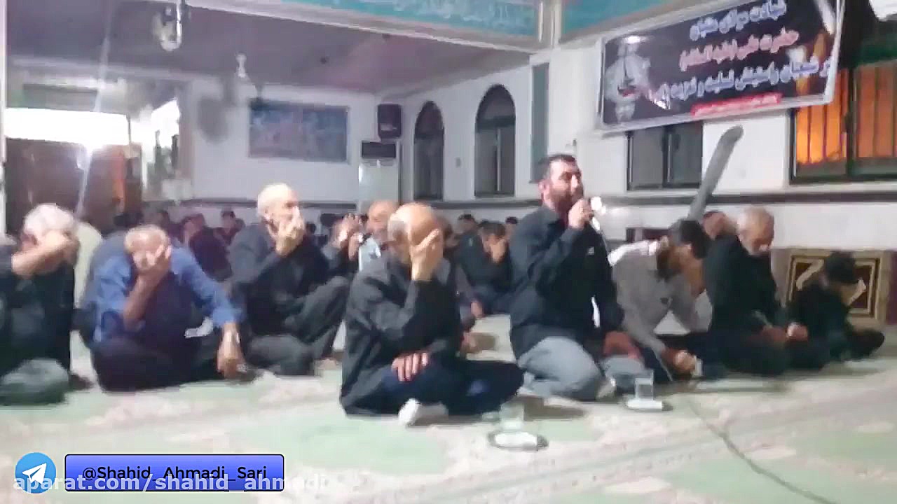 ضیافت افطاری ساده و عزاداری شب...