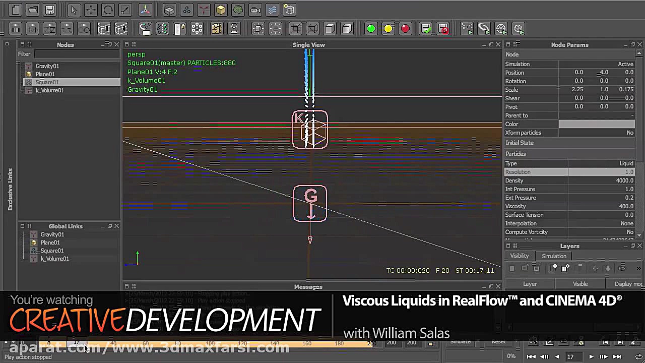 آموزش RealFlow CINEMA 4D: چک ک...