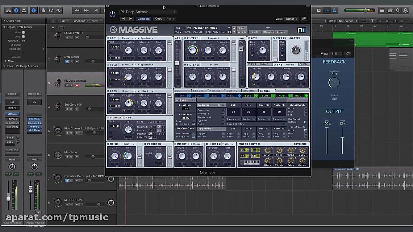 Metalic Tape Delay Effect