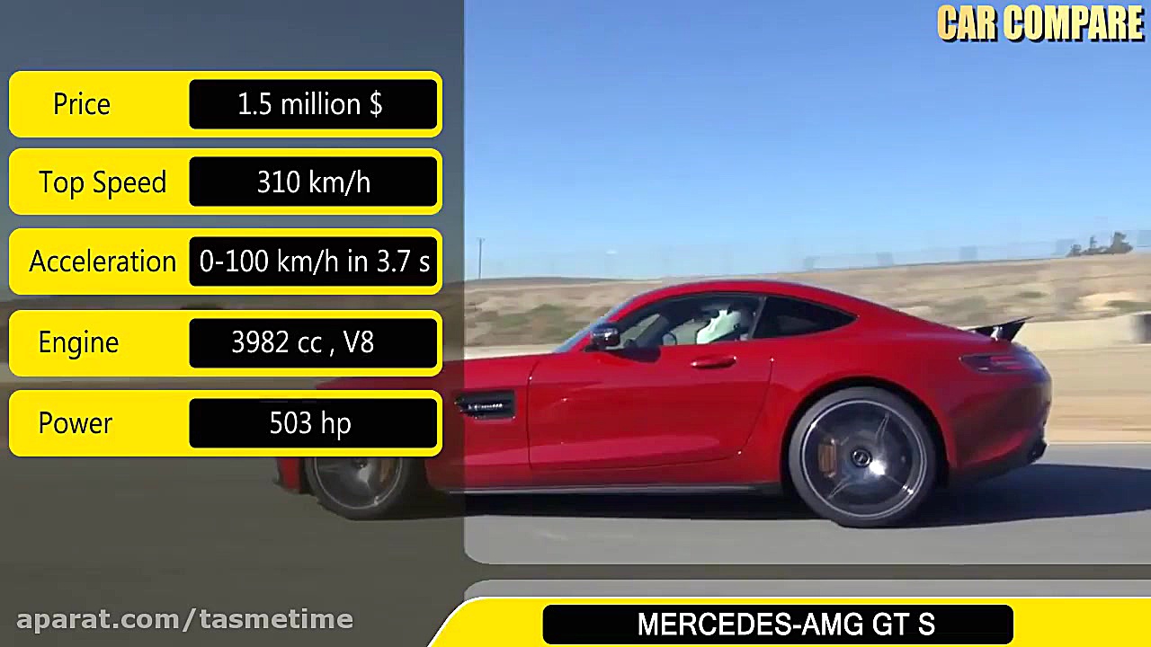 مقایسه مرسدس AMG GT و نیسان GT...