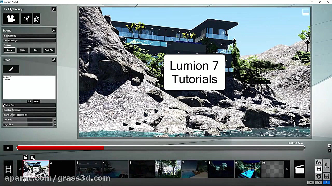 آموزش افکت Titles در لومیون