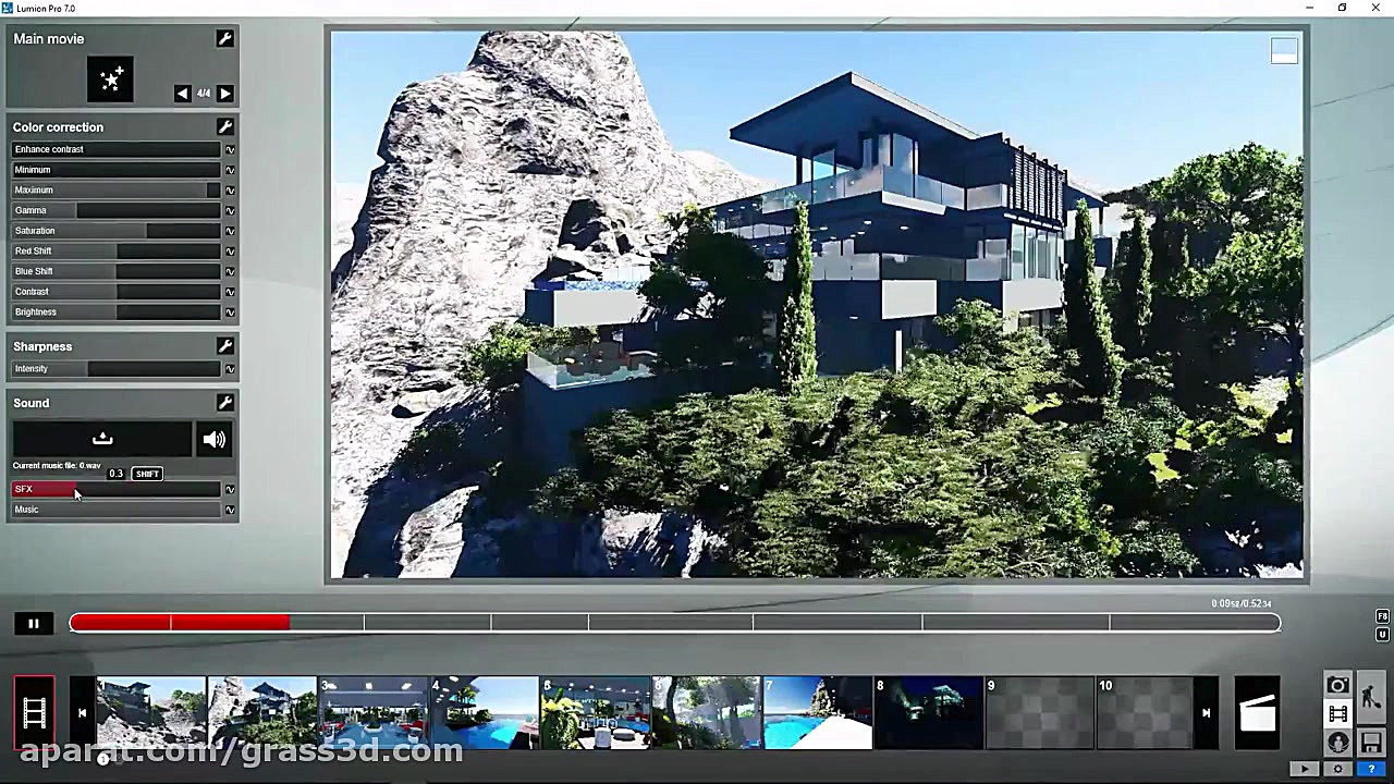 آموزش افکت Sound در لومیون