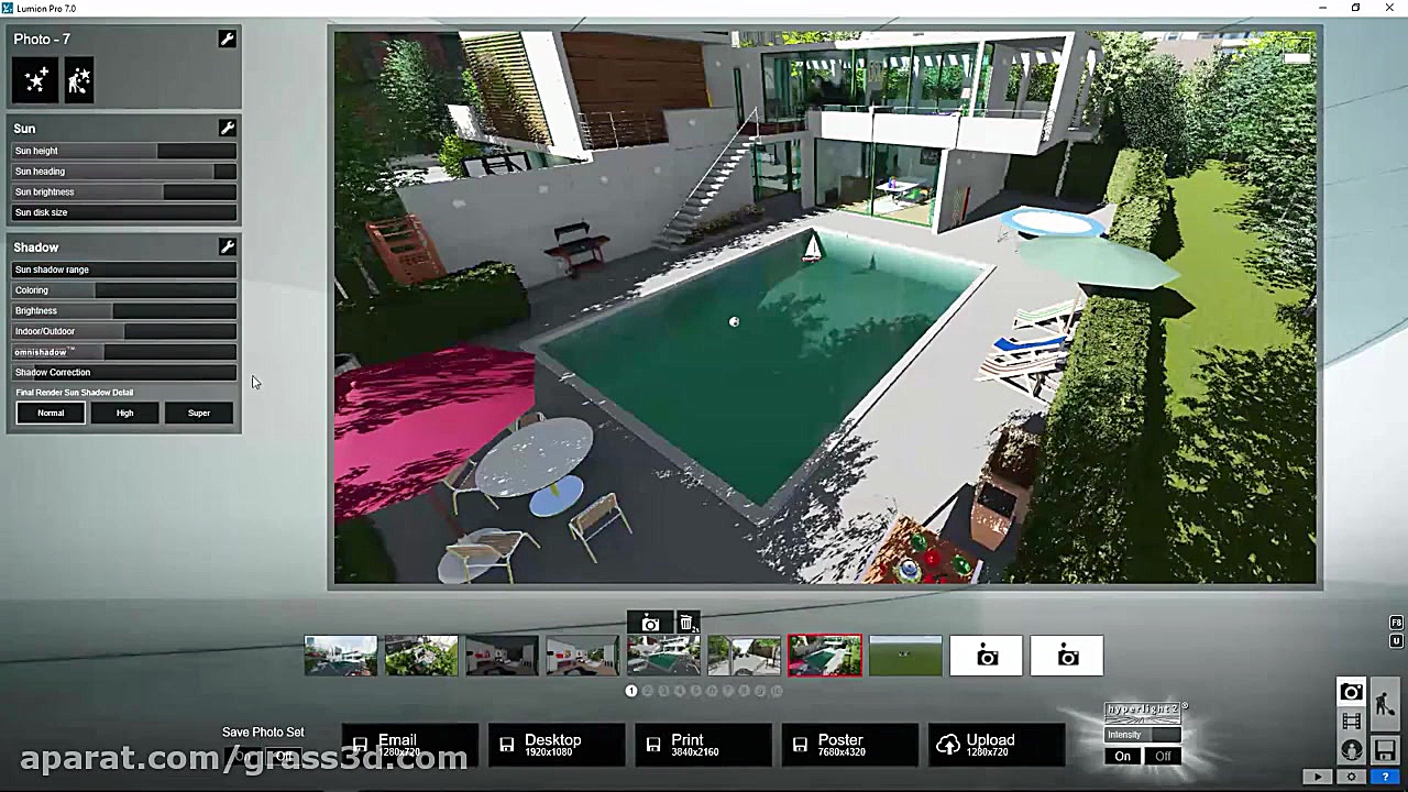 آموزش افکت Shadow در لومیون