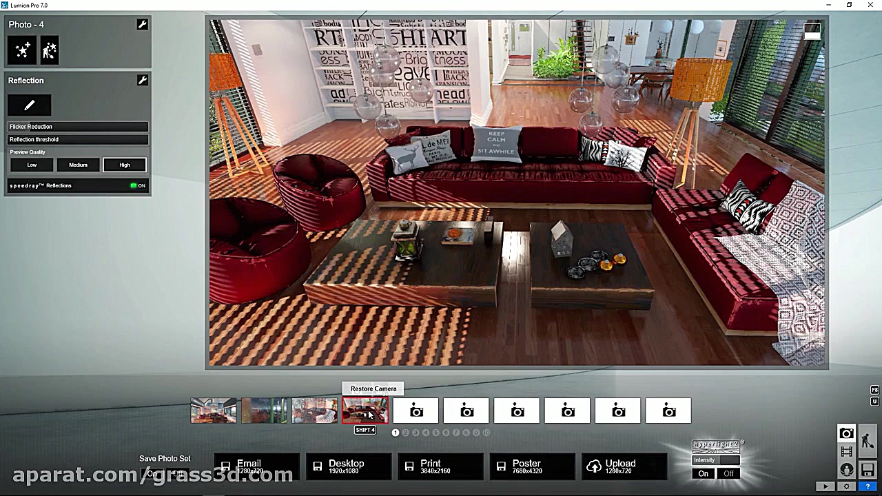 آموزش افکت Reflection در لومیو...