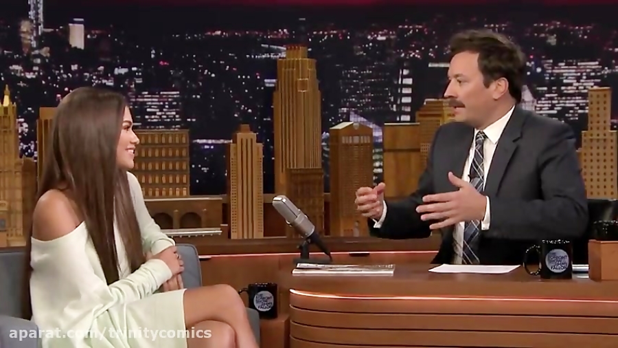 گفت و گوی زندایا و جیمی فلن در...