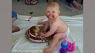 First birthday cake  اولین کیک...